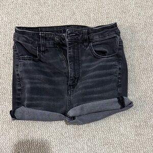 American Eagle Black Denim Shorts